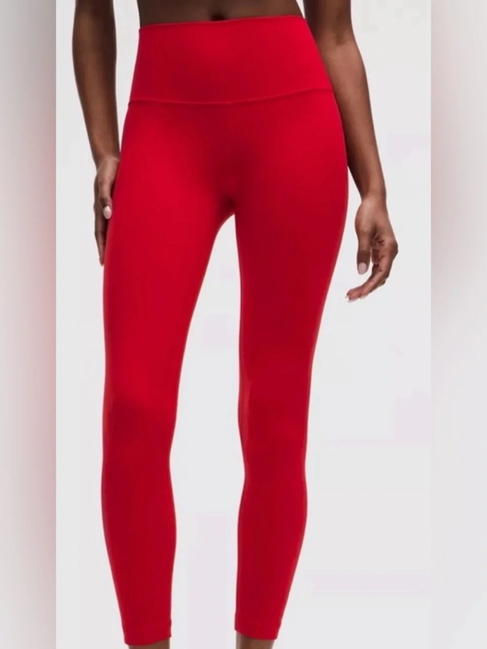 Lululemon Athletica NWT Oxford Red Wunder Train No Line HR Leggings 25”